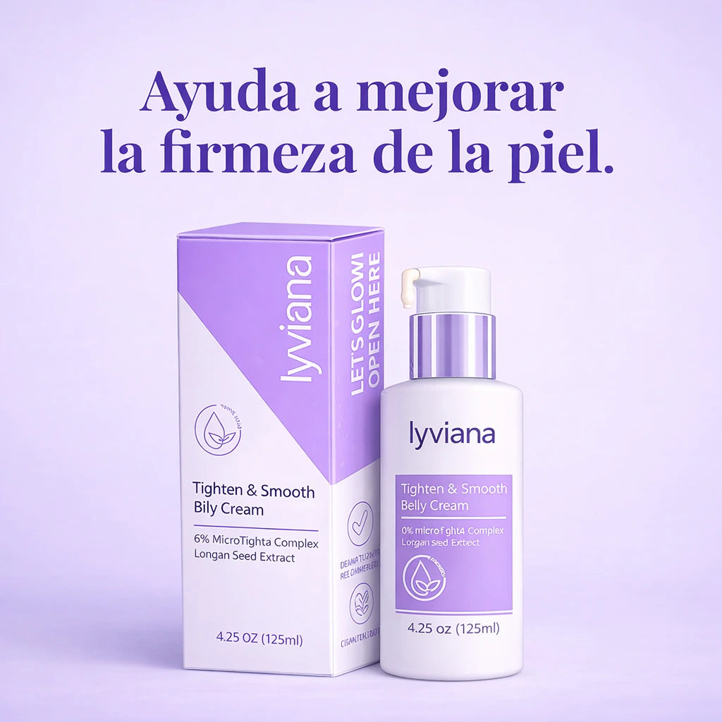 LYVIANA® - Reafirma y combate las Estrías y Flacidez Abdominal.